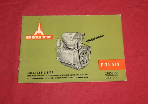 Ersatzteilliste deutz motor - ersatzteilliste,