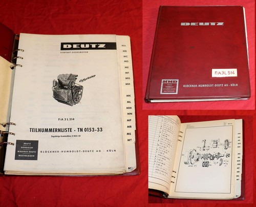 Ersatzteilliste deutz motor - ersatzteilliste,