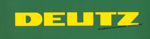 Aufkleber deutz sitzschale - deutz,